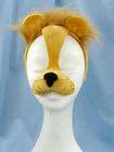 Jungle Lion Mask with attached Headband and Ears AND Roaring Sound