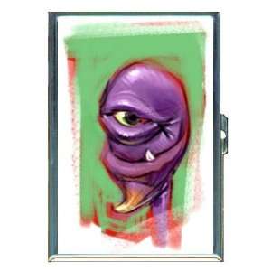   Purple People Eater ID Holder, Cigarette Case or Wallet MADE IN USA