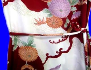 VINTAGE 60s ASIAN mandarin collar GEISHA HAWAIIAN DRESS  