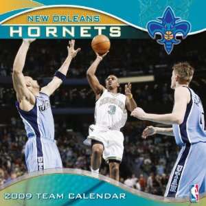  New Orleans Hornets 2009 12 x 12 Team Wall Calendar 