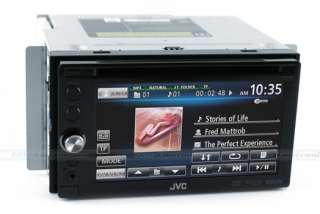 JVC KW AV50 6.1 LCD TOUCH SCREEN CAR DVD DIVX IPOD IPHONE USB PLAYER 