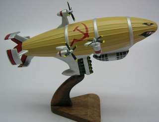 Soviet Kirov Airship Red Alert C&C Wood Model FreeShip  
