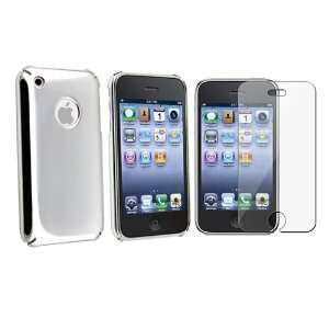  Chrome Silver Hard Case Compatible With Apple® iPhone 