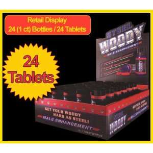  Steel Woody Male Enhancement Tablets 24 Count Health 