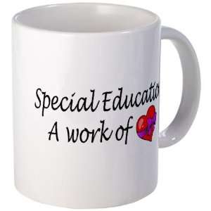  Special Education, A Work Of Love Autism awareness Mug by 