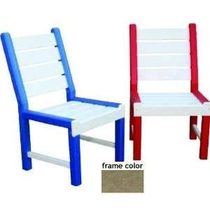   One Recycled Plastic Kids Chair   Driftwood Patio, Lawn & Garden