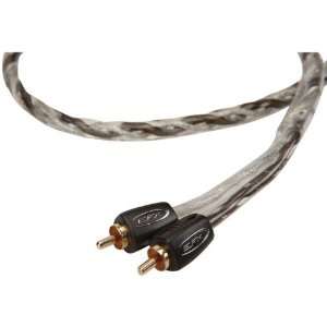   Channel Audio Cable Twisted Pair with Molded Ends (Clear/Black) Car
