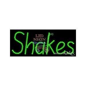 Shakes LED Sign 11 inch tall x 27 inch wide x 3.5 inch deep outdoor 