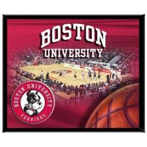 Boston University Terriers BU NCAA Basketball 8 X 10 Framed Logo 