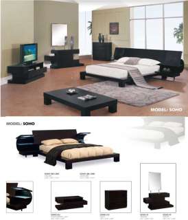 GLOBAL furniture USA SOHO BEDROOM set modern QUEEN  