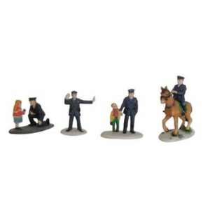  8 each Celebrations Police Figurines for Porcelain 