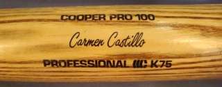 Carmen Castillo Game Used Cooper Pro 100 Signature Bat  