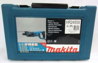 Makita HR2455X 1 Inch D Handle Rotary Hammer Drill  