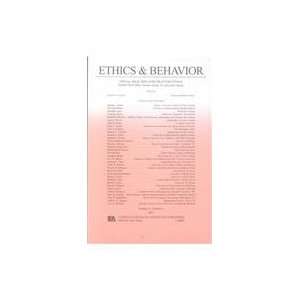  Employee Relations Ethics A Special Issue of ethics & Behavior 