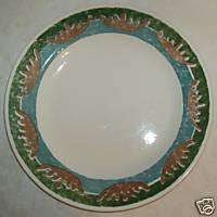 Ikea Green & Blue Dinner Plate (s) Moose Antlers Rustic  