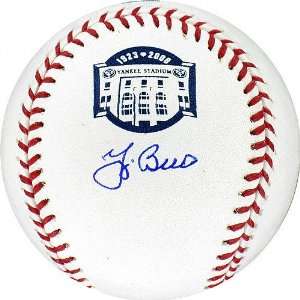 Yogi Berra Autographed Yankee Stadium Final Season Commemorative 