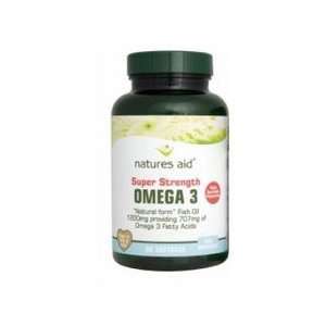  Natures Aid Super Strength Omega 3 90 Capsules Beauty