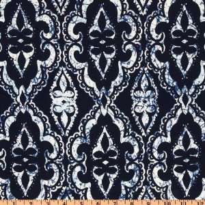  60 Wide Stretch Jersey ITY Knit Royalty Navy Fabric By 