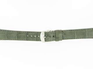 BRAND NEW Genuine Michele 18mm Gray Alligator Watch Band Strap  