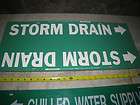 storm drain pipe sign brady brand 8 10 pip returns