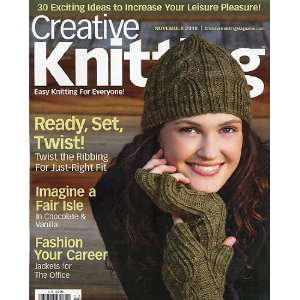  Creative Knitting November 2010 Arts, Crafts & Sewing