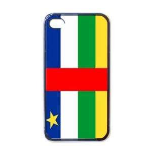   African Republic Flag Black Iphone 4   Iphone 4s Case