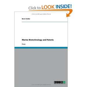  Marine Biotechnology and Patents (9783640247943) Bevis 
