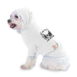   WHY THERE ARE LAWS Hooded T Shirt for Dog or Cat LARGE   WHITE Pet
