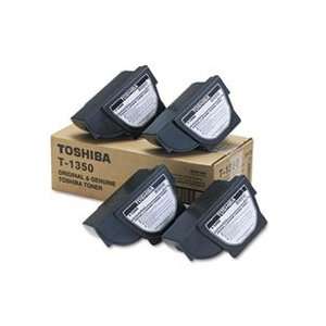 Toshiba TOS T1350 T1350 TONER, 4300 PAGE YIELD, 4/PACK 