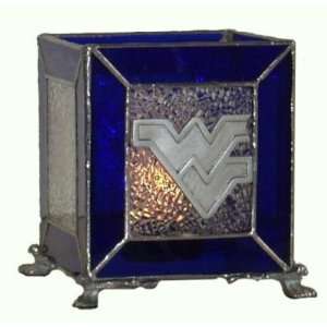   Virginia Mountaineers Stained Glass Tealight Holder