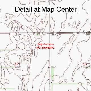  USGS Topographic Quadrangle Map   Daly Corners, South 