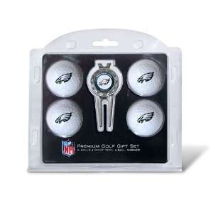  Philadelphia Eagles 4 Ball and Tool Gift Set Sports 