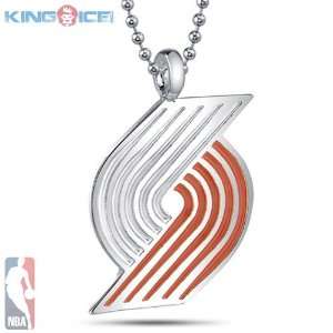  Official NBA Portland Trailblazers Medallion Necklace 