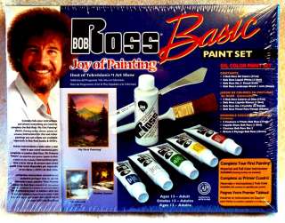 Bob Ross Oil Painting Kit + Bob Ross DVD   NEW * * *  
