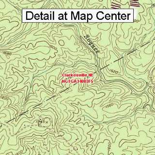   Map   Clarkesville NE, Georgia (Folded/Waterproof)