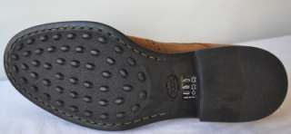 NIB TODS BROWN CUT OUT DETAIL SUEDE OXFORD DOT DRIVERS~9 10  