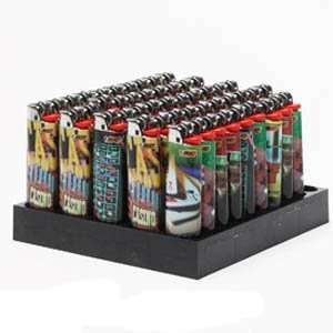 New Edition Bic Casino/poker Fire Lighter #lcwr 199 50 Per Box 6 Boxes 