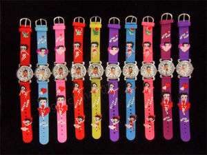 Betty Boop Silicon Band Watches Cute All Colors  