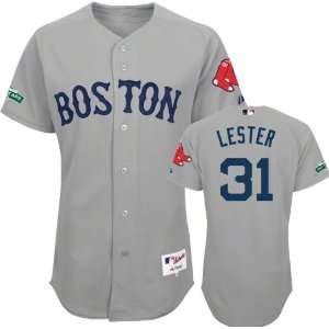 Jersey Boston Red Sox #31 Road Grey Authentic Jersey with Fenway Park 