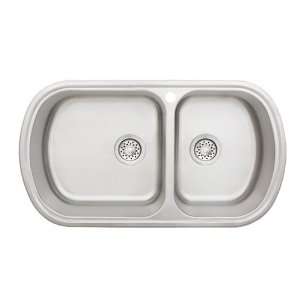   18 Gauge Stainless Steel Double Bowl Kitchen Sink