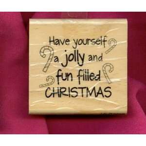  Jolly Christmas Rubber Stamp Arts, Crafts & Sewing