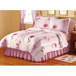  Pink and Purple Bed Pillow Shams 