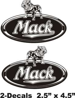 MACK TRUCK Logo Vinyl Decal Window Sticker Set Of 2  