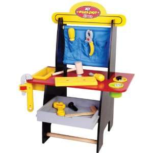 Deluxe Wooden Tool Bench Playset  Toys & Games  