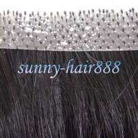 Skin weft is made by hand knotted to very thin and transparent PU 