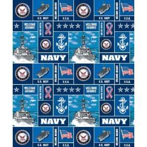  United States of America Navy USA Military Fleece Fabric 