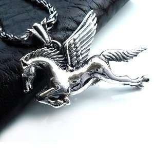 Greek Mythology Pegasus Necklace Silver Gods Jewelry for Men (PENDANT 