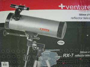 VENTURE RX 7 Reflector 500 x 114 Telescope 375X Power  