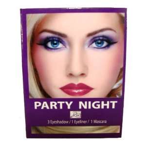  Purple Party Night Look Kit Eye Shadows Liquid Eye liner 
