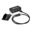 USB 2.0 7 Port HUB Powered +AC Adapter Cable High Speed  